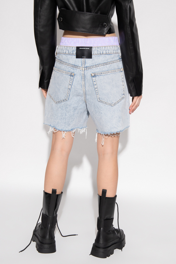 ショートパンツ Alexander Wang SS25 Boxer shorts (4WC2254840 425) ALEXANDERWANG | Bodywear Cotton Boxer Shorts | BLACK | Women
